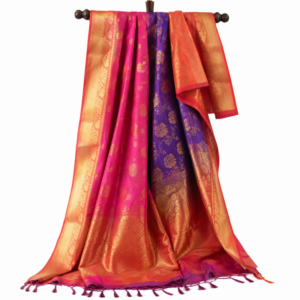 Art Silk Stole - Maroon